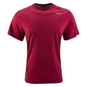 Nike Dri-FIT Kids Short Sleeve Athletic Crimson T-Shirt Red Youth Medium